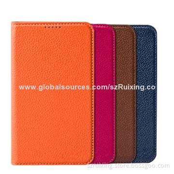 Genuine Leather Mobile Phone Cases for Samgsung Galaxy Note 3 Lite, Elegant Style